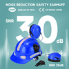 Muff telinga berkualitas tinggi E-2008 biru