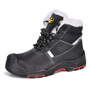 Sepatu Winter Safety Toe Winter Lined Fur untuk Cuaca Dingin M-8573
