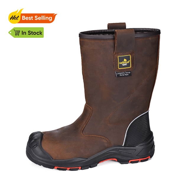 S3 Oil Industry Boots Safety Rigger Boots Work H-9437 