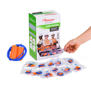 Pelindung peluru penyumbat telinga dengan string EC-1001A-C