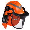 Helm hutan dengan perisai wajah M-5009 Orange
