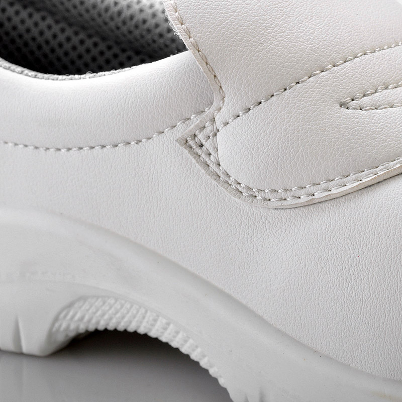 Industri Makanan Buatan Tangan Microfiber PU Safety Shoes
