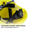 Konstruksi Helm Topi keras abs ce yang disetujui helm pengaman W-018 kuning