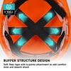 Helm kerja anti-smashing W-002 Orange
