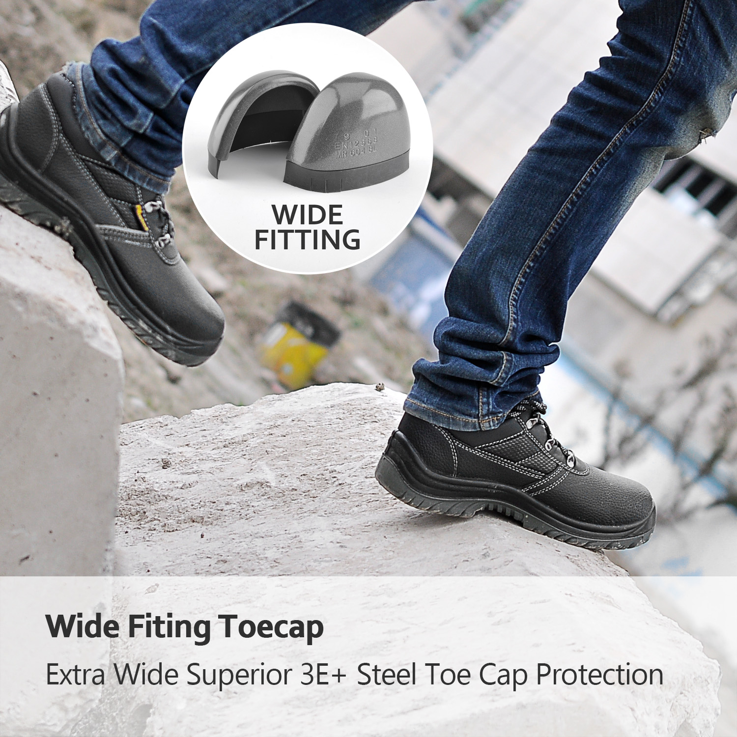 Situs Sepatu Keselamatan Toe Baja Terjangkau L-7222