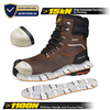 Sepatu Pekerjaan Keselamatan Hangat Mens Tahan Minyak Sepatu Pekerjaan Tahan Air H-9552
