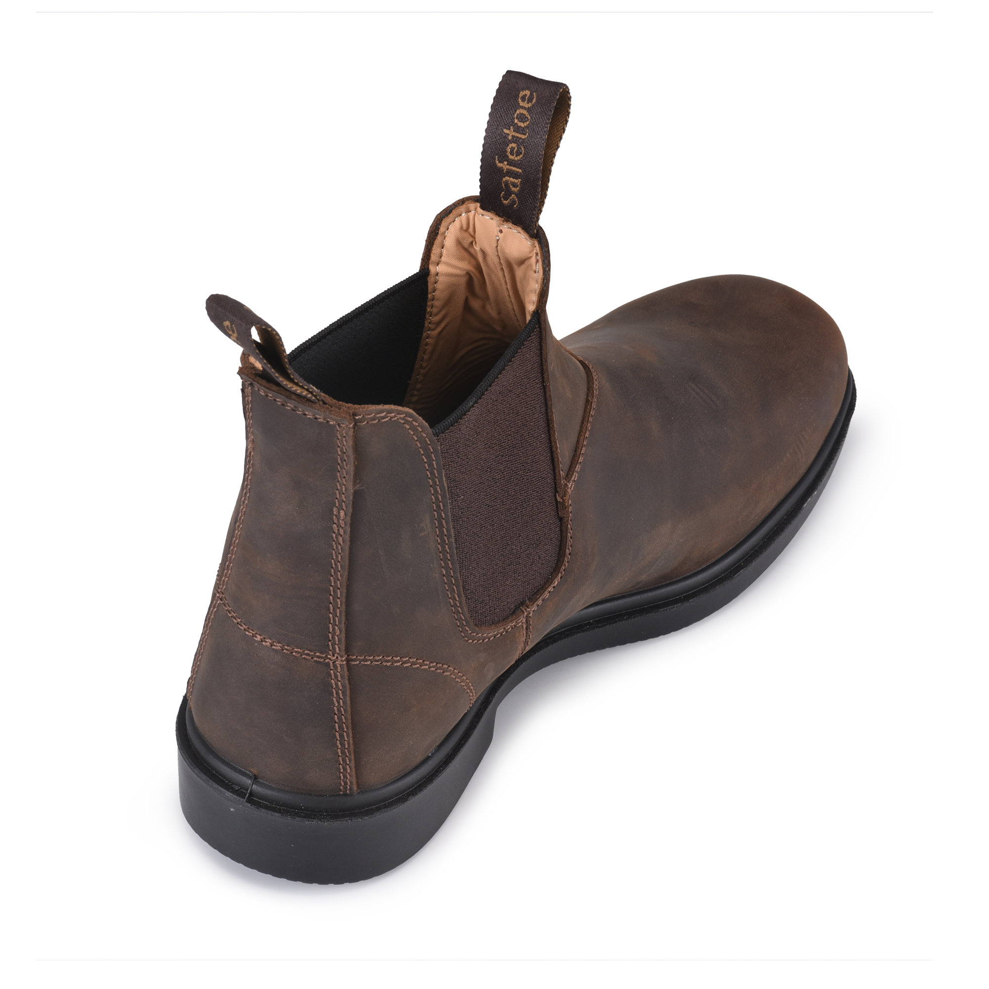 S3 Slip pada Sepatu Keselamatan Chelsea Laceless Israel & Australia M-8316