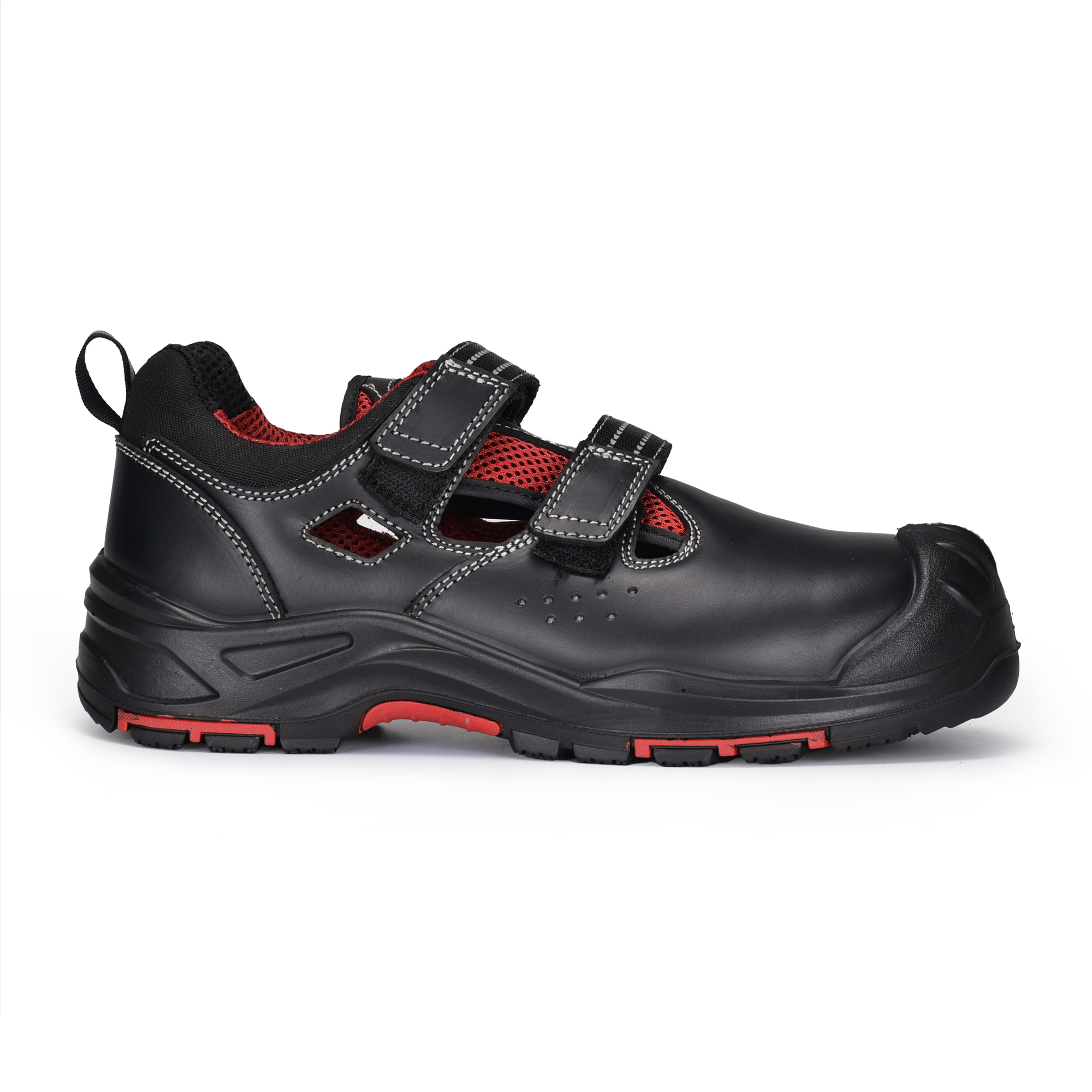 Velcro Design Safety Sandals L-7585 Logam Gratis