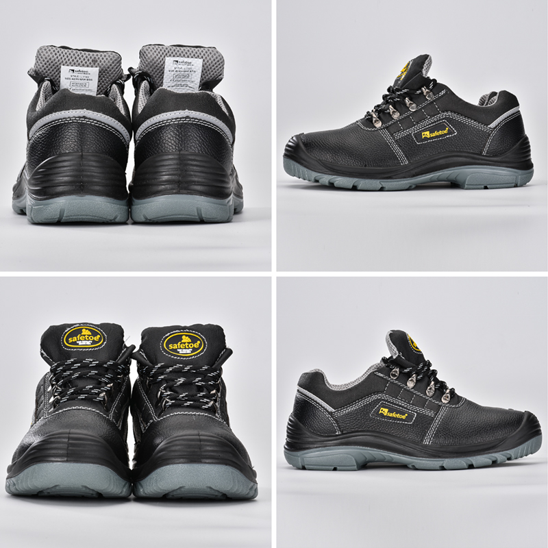 Vortigard ™ stainless steel tahan bau TOECAP S3 Sepatu Keselamatan Potong Rendah L-7163