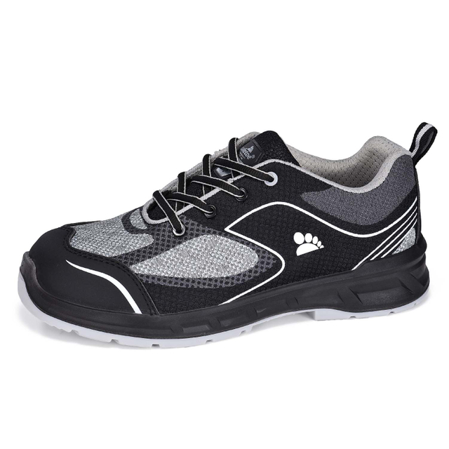Sepatu Keselamatan Olahraga Kaki Steel L-7501 Grey (Kecepatan)