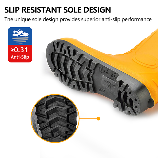 S5 Boots Hujan Tugas Berat W-6038 Kuning