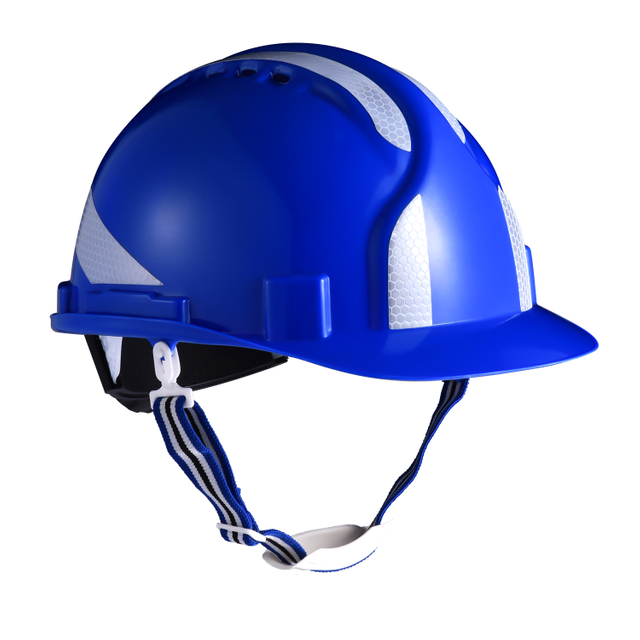 Helm Keselamatan Jenis Reflektif Biru W-036 Biru