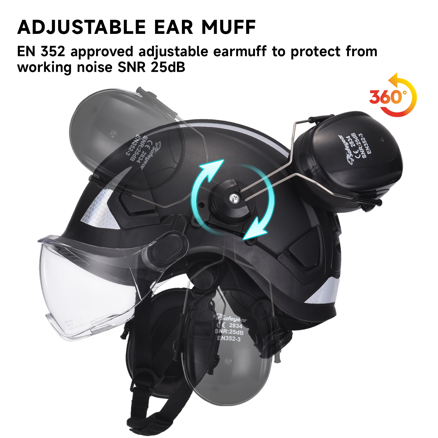 Penambang topi keras sweatband abs helm keselamatan M-5018