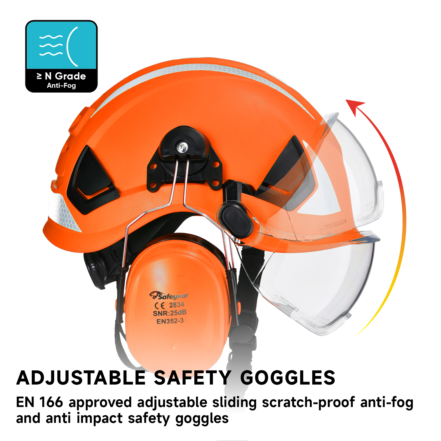Konstruksi Helm Topi Keras ABS Helm Keselamatan M-5018