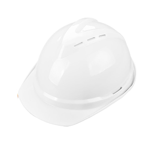 Helm kerja HDPE putih W-002 White