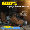 Minyak Superior & Slip Tahan Logam Penambangan Keselamatan Gratis Sepatu Pekerjaan M-8552