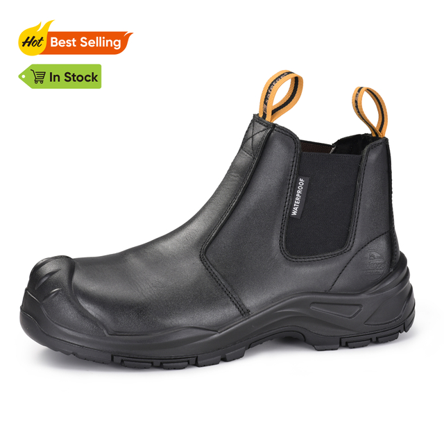 Sepatu Work Boots Chelsea Sepatu Keselamatan Industri Chelsea Desain Keselamatan Kerja Sepatu Pekerjaan M-8025NB BKOC