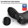 PVC Rain Gum Boots W-6036 Hitam