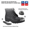 PVC Wellington Boots W-6050 Black