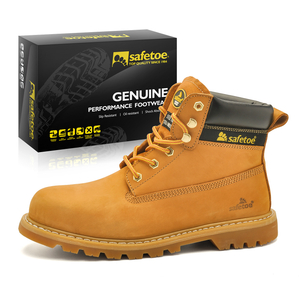 Tahan oli sepatu pengaman kaki baja M-8173 Super