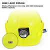 Konstruksi Helm Topi keras abs ce yang disetujui helm pengaman W-018 kuning