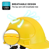 Helm pengaman yang disetujui CE W-018 Yellow