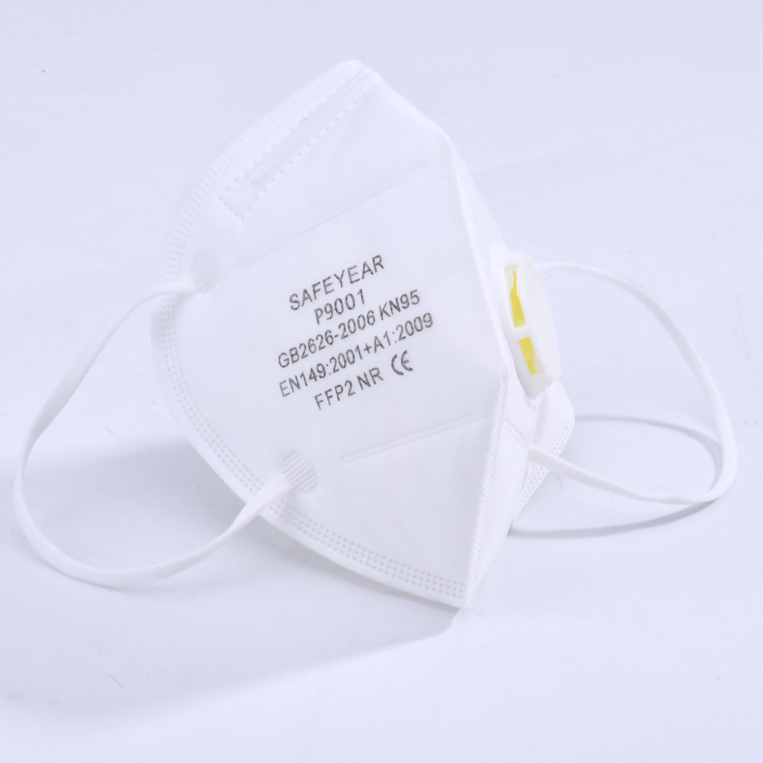 Kn95 White Valve Wajah Keselamatan Wajah SM-006 