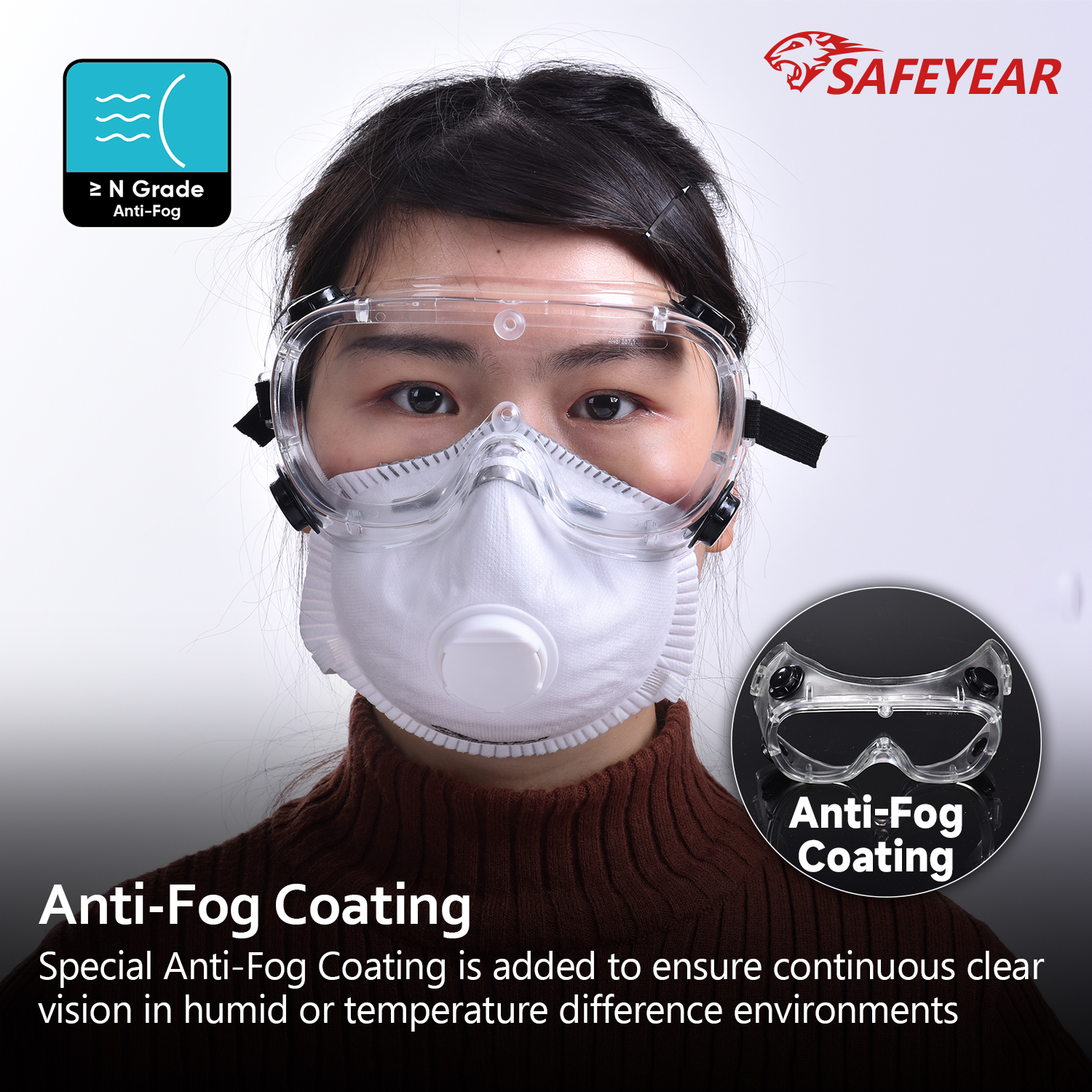 Stok siap soal safety googles sg032