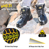 Insulasi Bahaya Listrik Karet EH Rated Safety Work Boots 