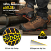 Minyak Superior & Slip Tahan Logam Penambangan Keselamatan Gratis Sepatu Pekerjaan M-8552