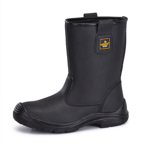 Industri Lapangan Minyak Tahan Rig Sepatu Keselamatan Toe Safety H-9430