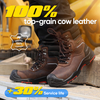 Sepatu Pekerjaan Keselamatan Hangat Mens Tahan Minyak Sepatu Pekerjaan Tahan Air H-9552