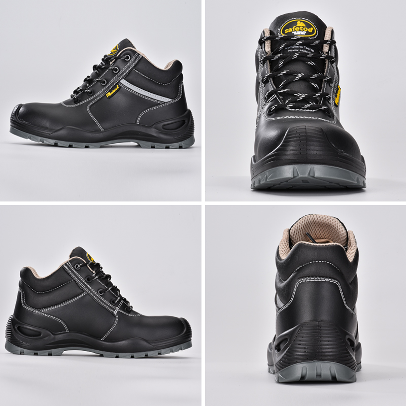 Sepatu keselamatan berkualitas tinggi dengan jari kaki komposit untuk pekerja konstruksi M-8371