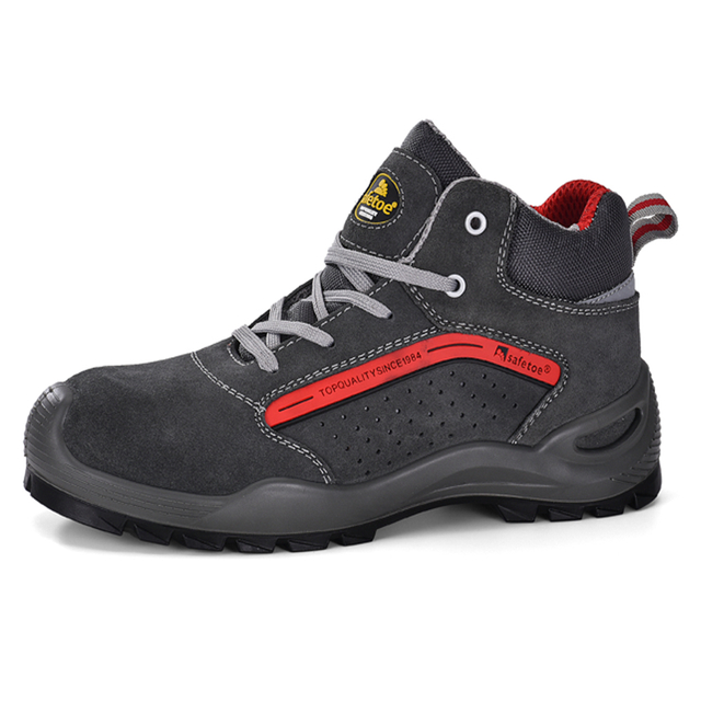 Footwear Keselamatan Logistik S1P Boots Work M-8377 Grey