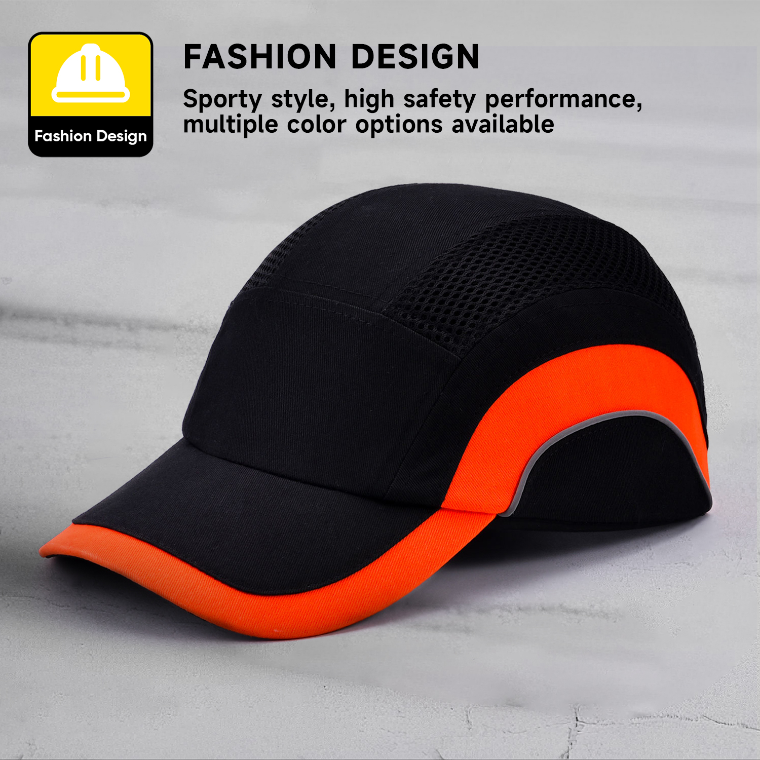 Cap Keselamatan Olahraga Atletik Wh001 Dark Orange