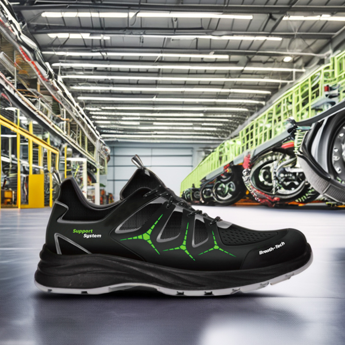2025 Desain Baru Sepatu Keselamatan Berat Ringan Sepatu Pria Work L-7568