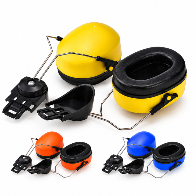 Penutup Telinga Pengaman yang Dipasang di Helm E-2008D